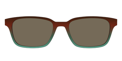 The Polarized Mahogany to Juniper Woodgrain Sun Top - Front Top Thumbnail - Pair Eyewear