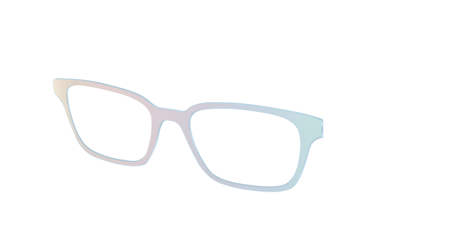 The Pastel Dot Iridescent - Angle Top Image - Pair Eyewear