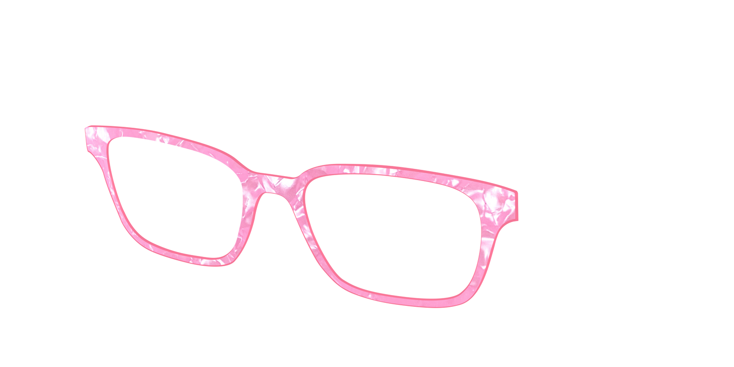 The Pink Tourmaline Pearl Marble - Angle Top Image - Pair Eyewear