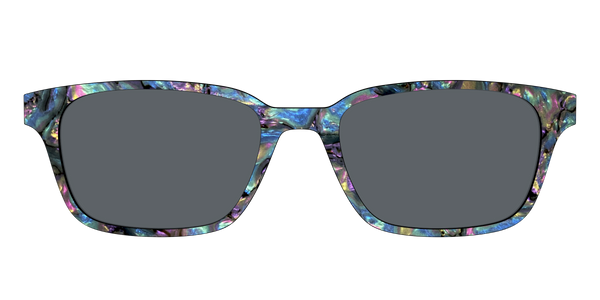 The Finley - Violet Pearlized Gradient Acetate Rose Gold Metal