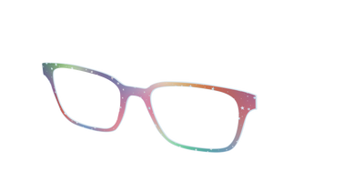 The Rainbow Holographic Celestial - Angle Top Thumbnail - Pair Eyewear