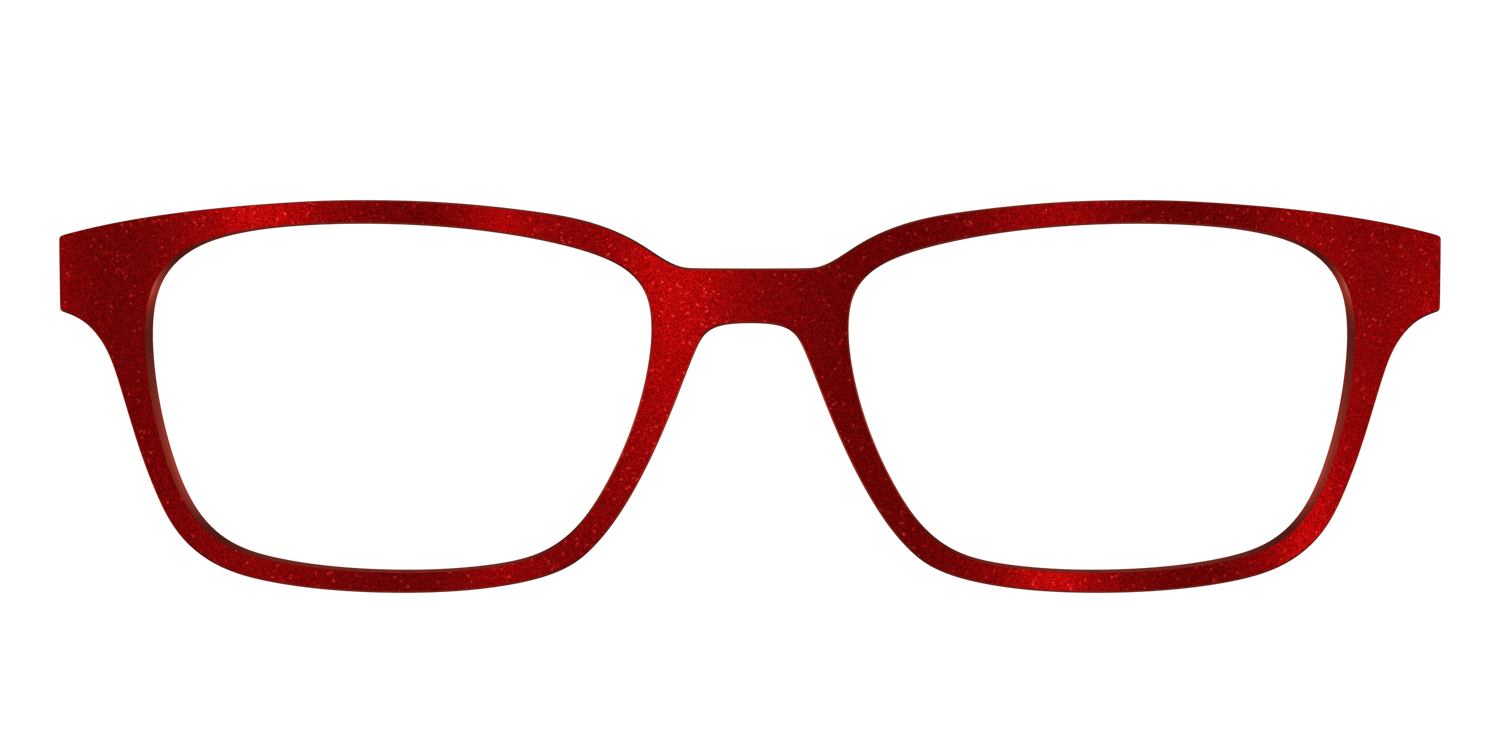 The Red Shimmer - Front Top Image - Pair Eyewear
