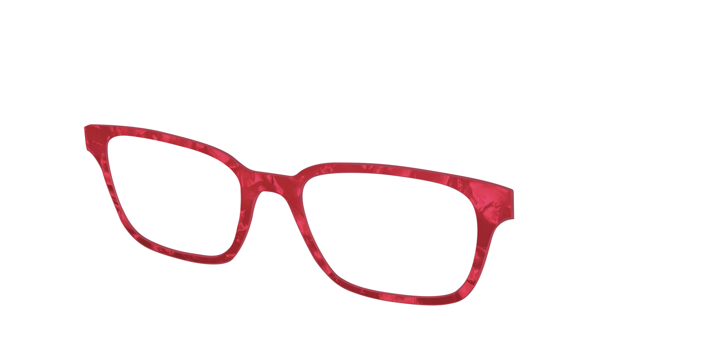 The Ruby Pearl Marble - Angle Top Image - Pair Eyewear