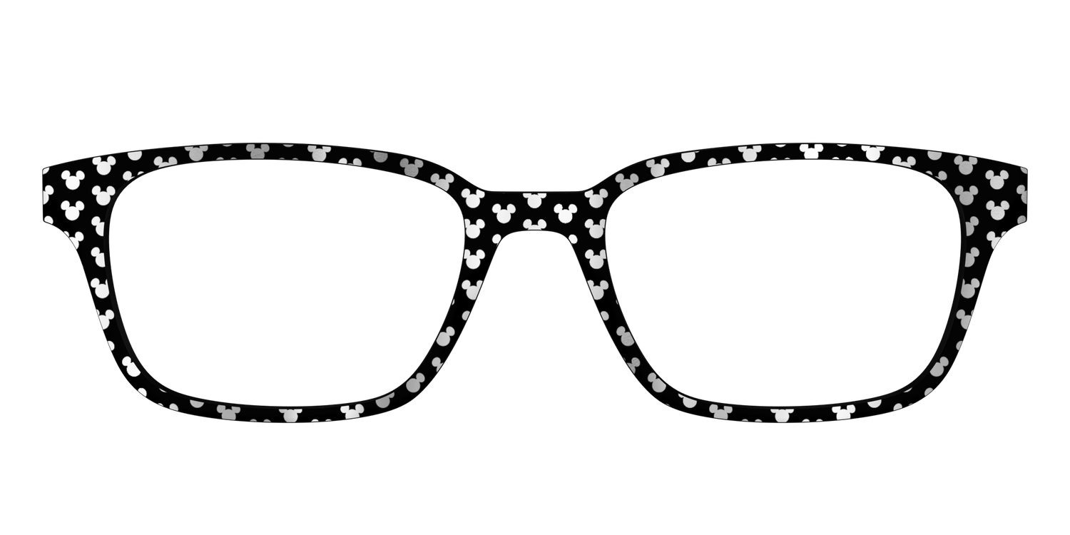 The Silver Foil Mickey - Front Top Image - Pair Eyewear
