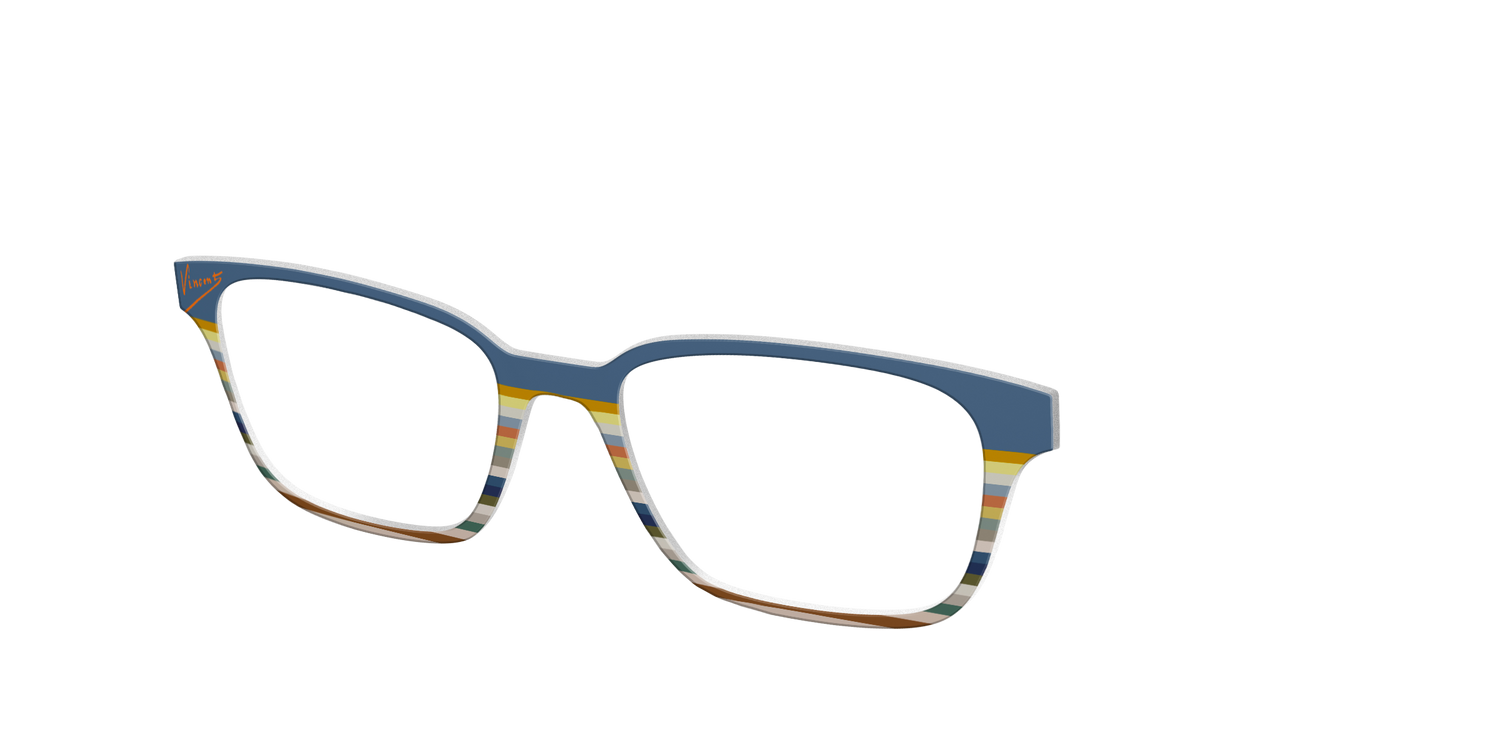 The Vincent Stripes - Angle Top Image - Pair Eyewear