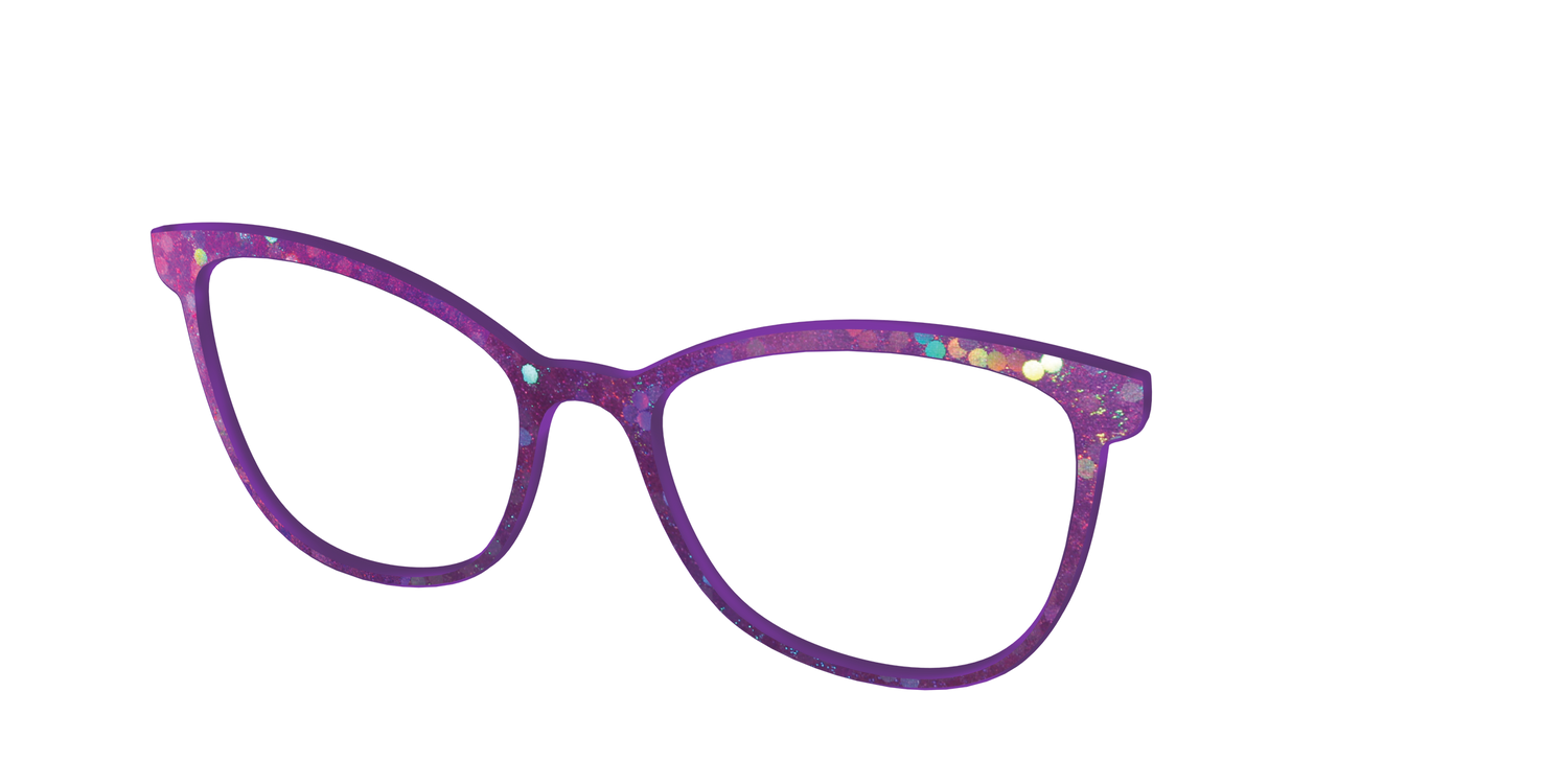 The Berry Jam Hexagons - Angle Top Image - Pair Eyewear