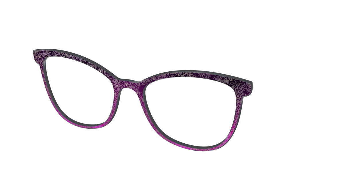 The Dark Romance Foil Damask - Angle Top Image - Pair Eyewear