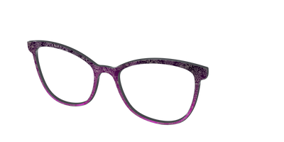 The Dark Romance Foil Damask - Angle Top Thumbnail - Pair Eyewear
