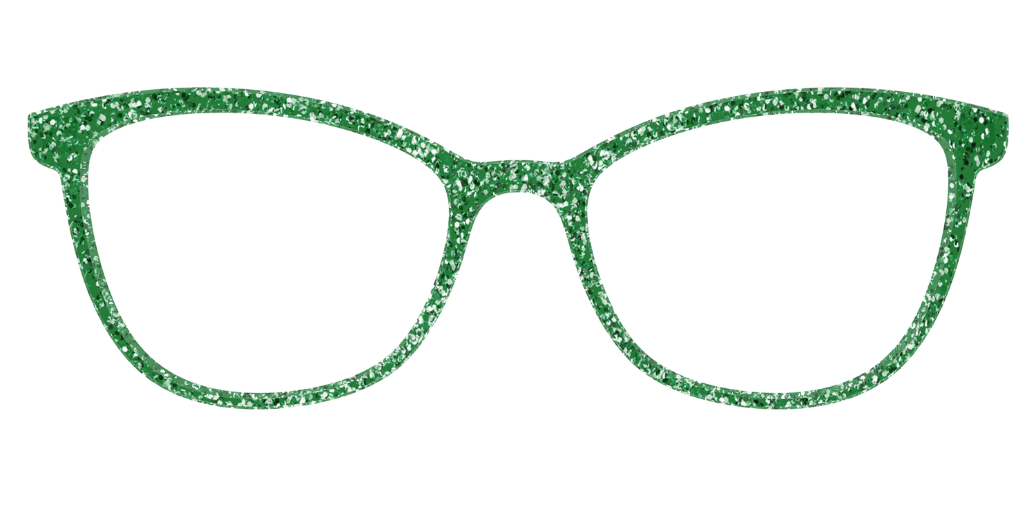 The Emerald Sparkle - Front Top Image - Pair Eyewear
