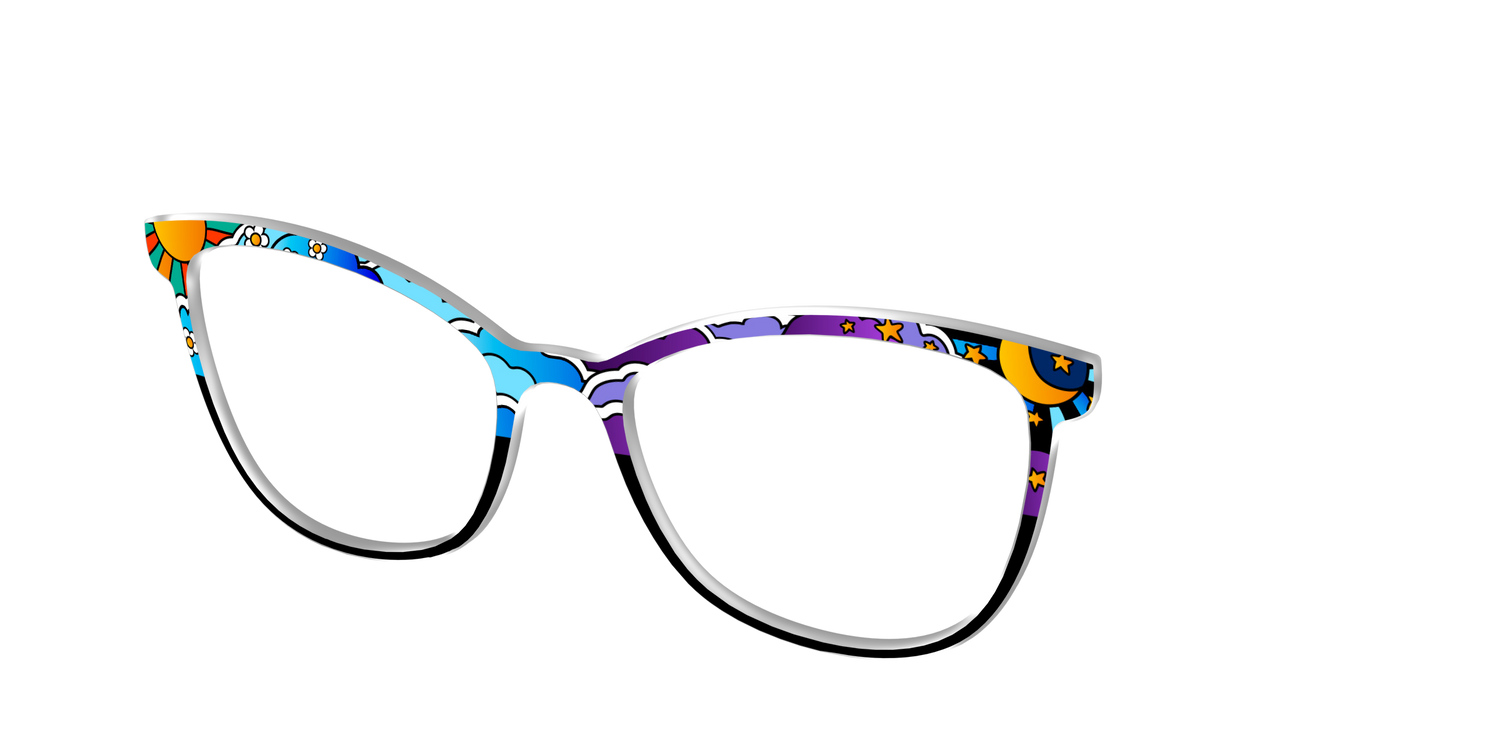 The Far Out Skies - Angle Top Image - Pair Eyewear