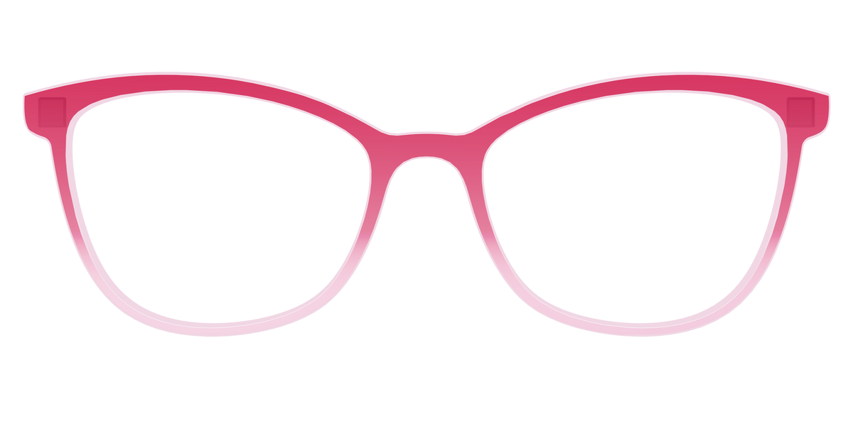 The Flamingo to Blush Gradient Crystal - Front Top Image - Pair Eyewear
