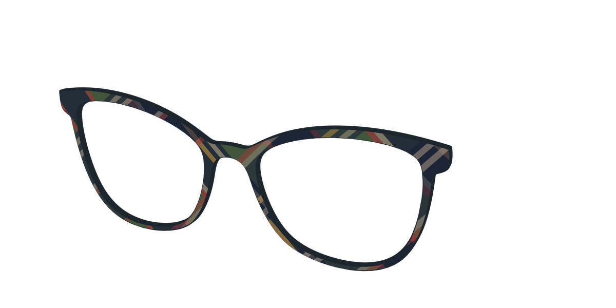 The Flannel Plaid - Angle Top Image - Pair Eyewear