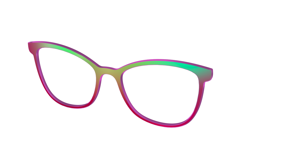 The Guava Ombre - Angle Top Image - Pair Eyewear