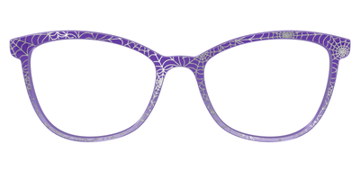 The Holographic Purple Webbed Crystal - Front Top Thumbnail - Pair Eyewear
