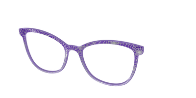 The Holographic Purple Webbed Crystal - Angle Top Thumbnail - Pair Eyewear