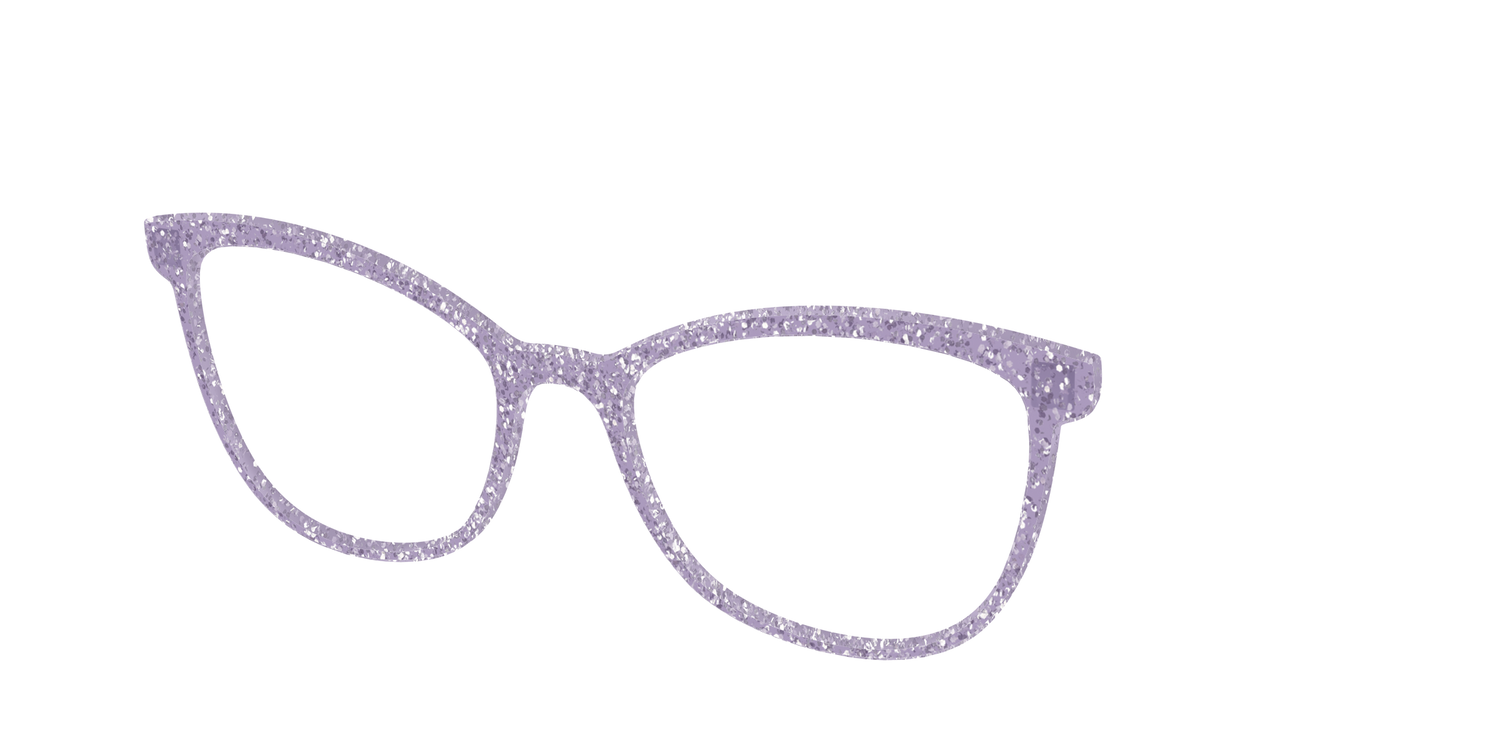 The Lavender Sparkle - Angle Top Image - Pair Eyewear