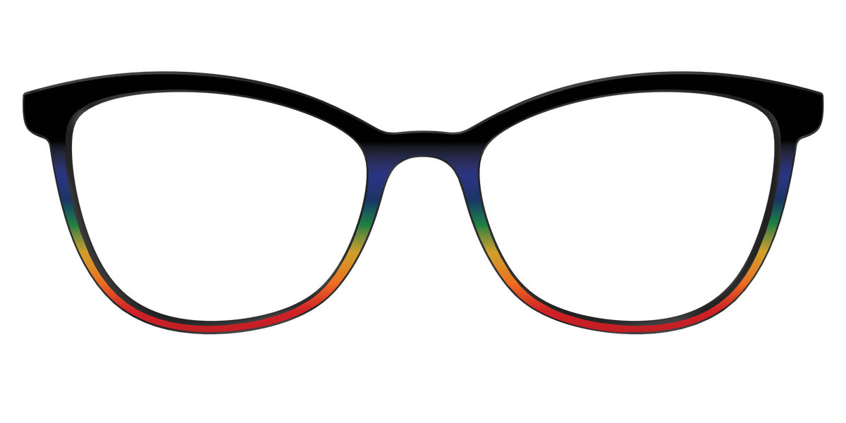 The Love Wins Gradient - Front Top Image - Pair Eyewear