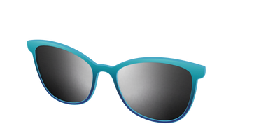 The Polarized Ocean Blue Sun Top - Angle Top Thumbnail - Pair Eyewear