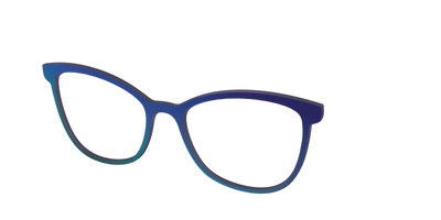 The Peacock Ombre - Angle Top Thumbnail - Pair Eyewear