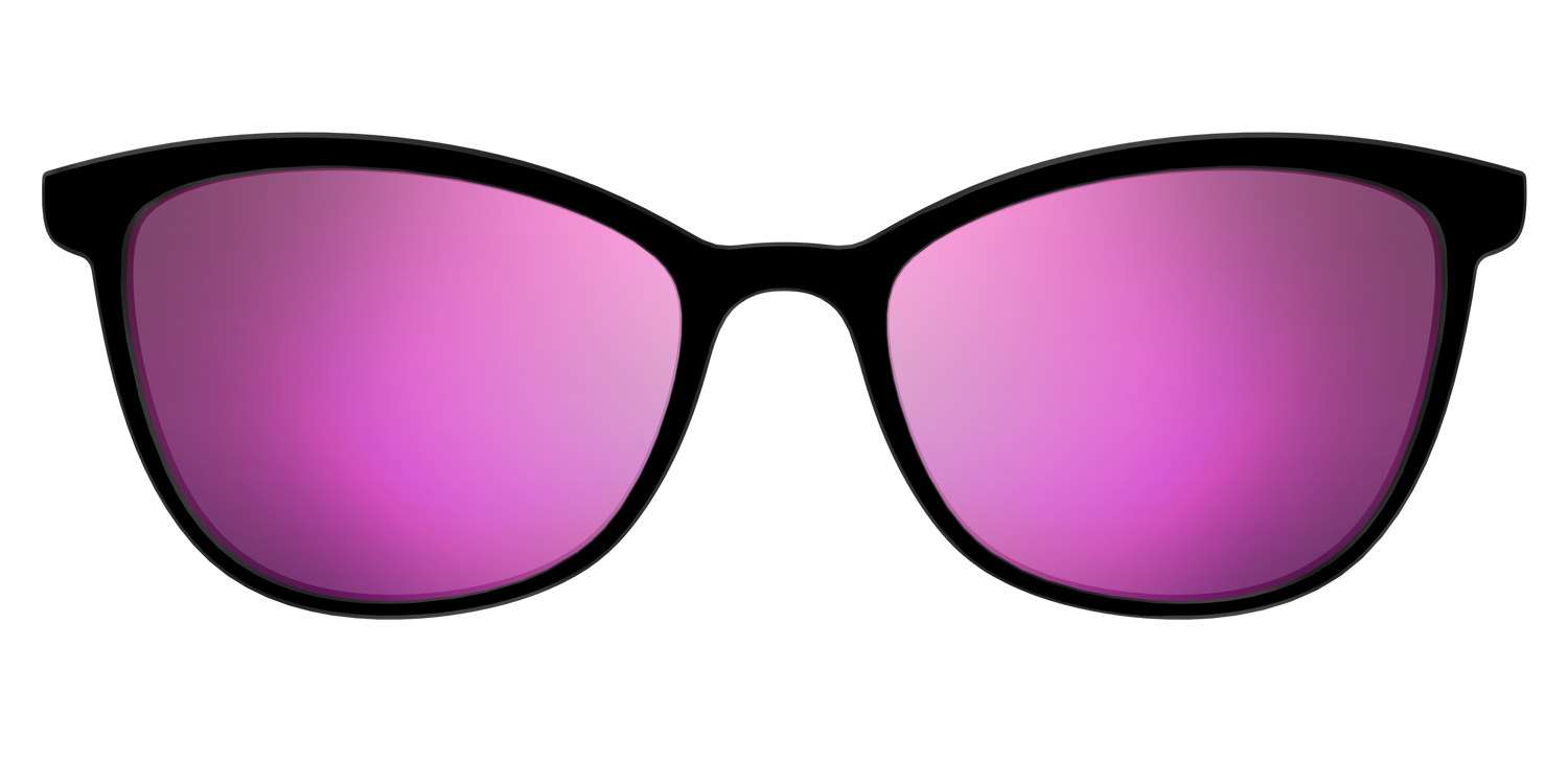 The Polarized Pink Reflective Sun Top - Front Top Image - Pair Eyewear