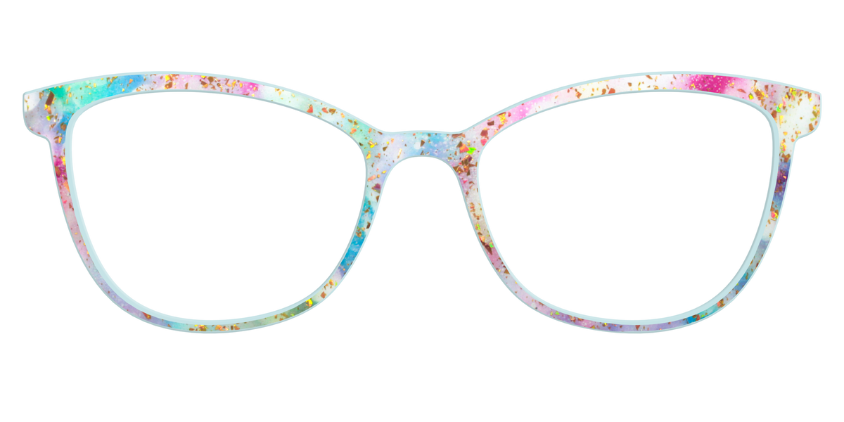 The Pixie Bokeh with Gold Flakes - Front Top Image - Pair Eyewear