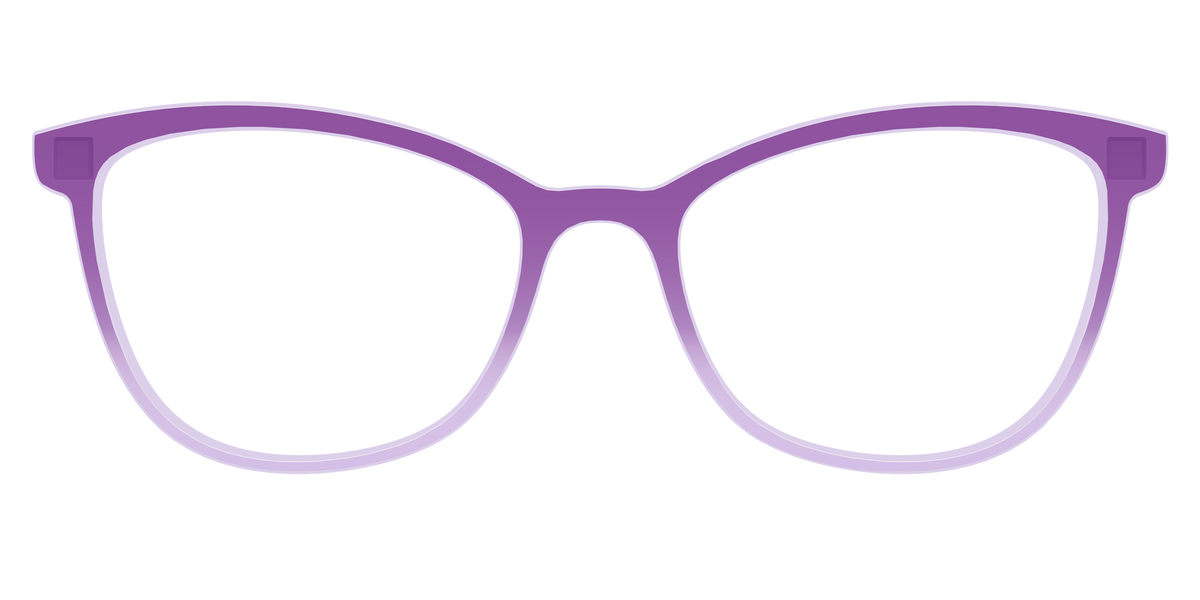 The Plum to Lilac Gradient Crystal - Front Top Image - Pair Eyewear