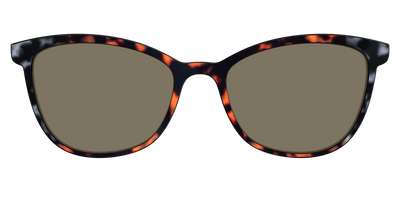 The Polarized Gray & Amber Tortoise Sun Top - Front Top Thumbnail - Pair Eyewear