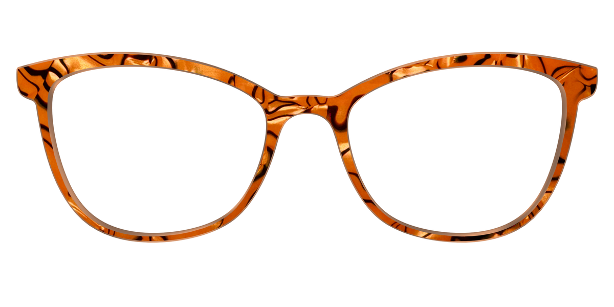 The Pumpkin Pearl Swirl - Front Top Image - Pair Eyewear