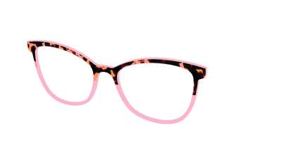 The Punch Tortoise Crystal Split - Angle Top Thumbnail - Pair Eyewear