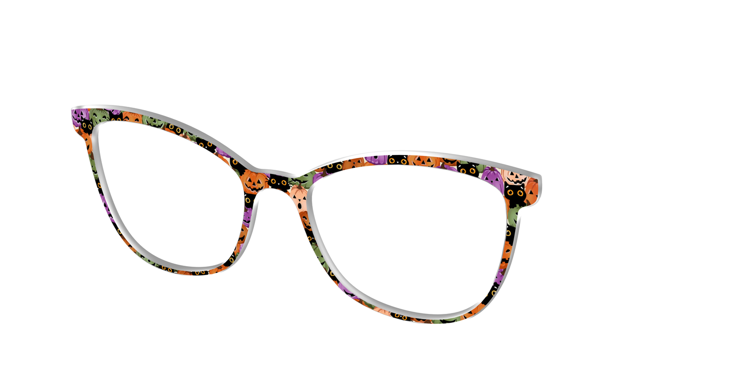 The Purring Pumpkins - Angle Top Image - Pair Eyewear