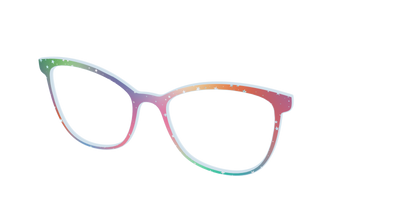 The Rainbow Holographic Celestial - Angle Top Thumbnail - Pair Eyewear