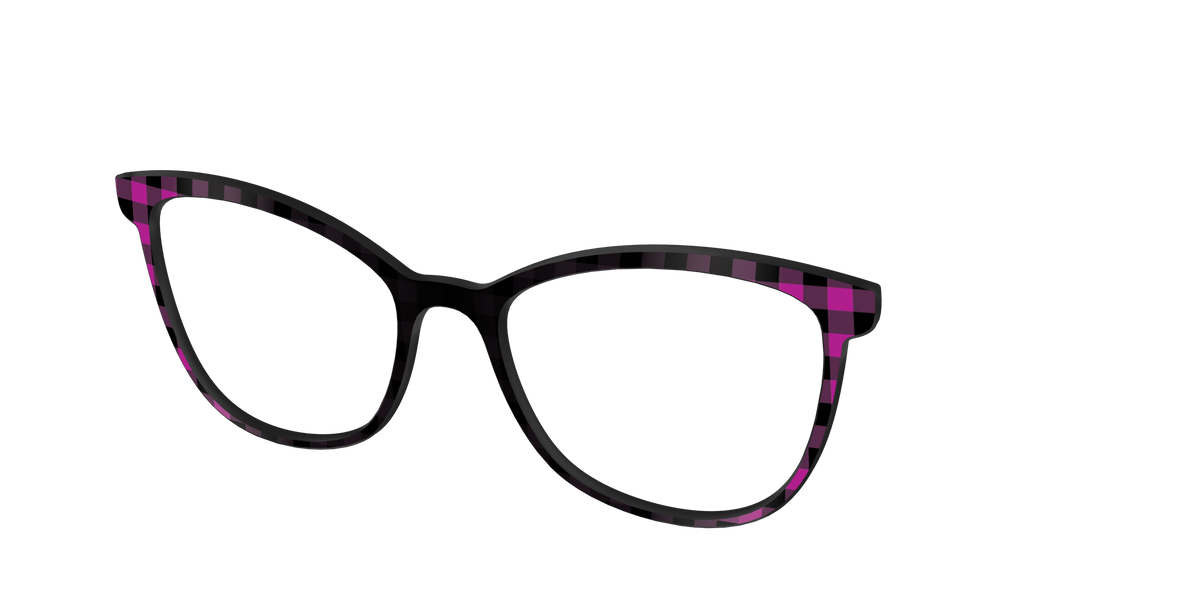 The Reimagined Plaid - Angle Top Image - Pair Eyewear
