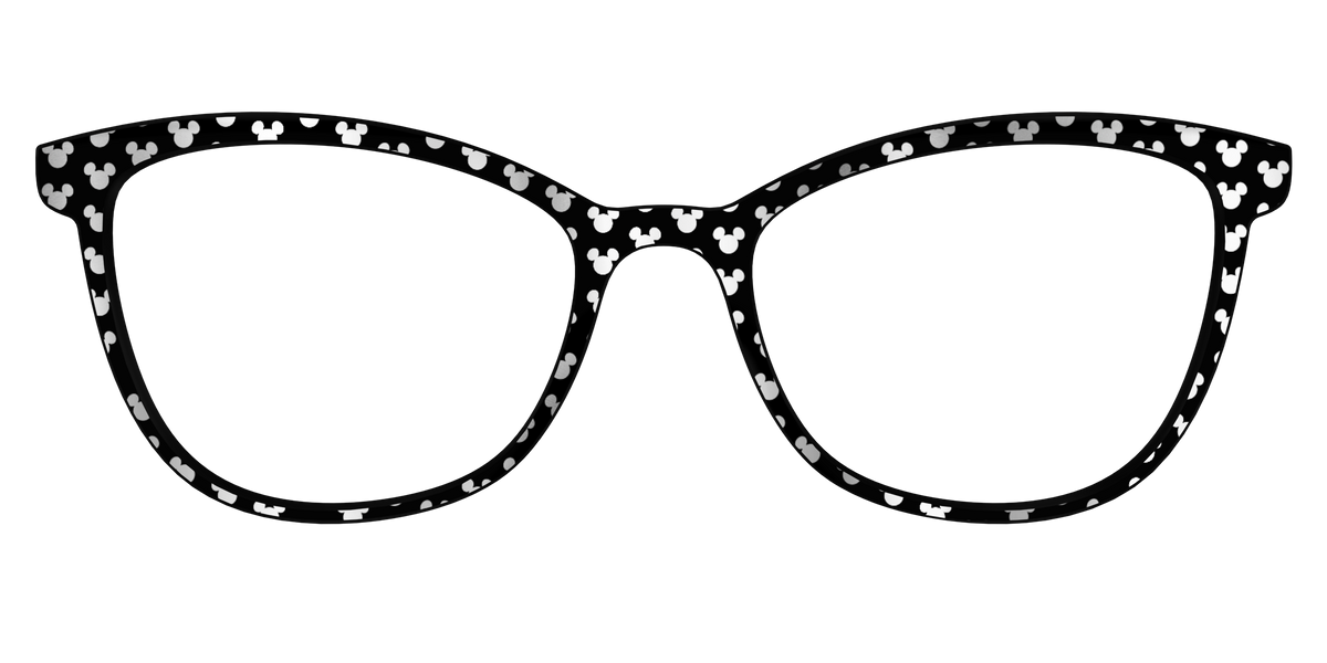 The Silver Foil Mickey - Front Top Image - Pair Eyewear