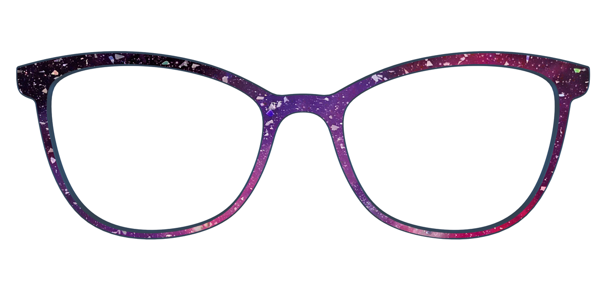 The Twilight Sky with Holographic Glitter - Front Top Image - Pair Eyewear