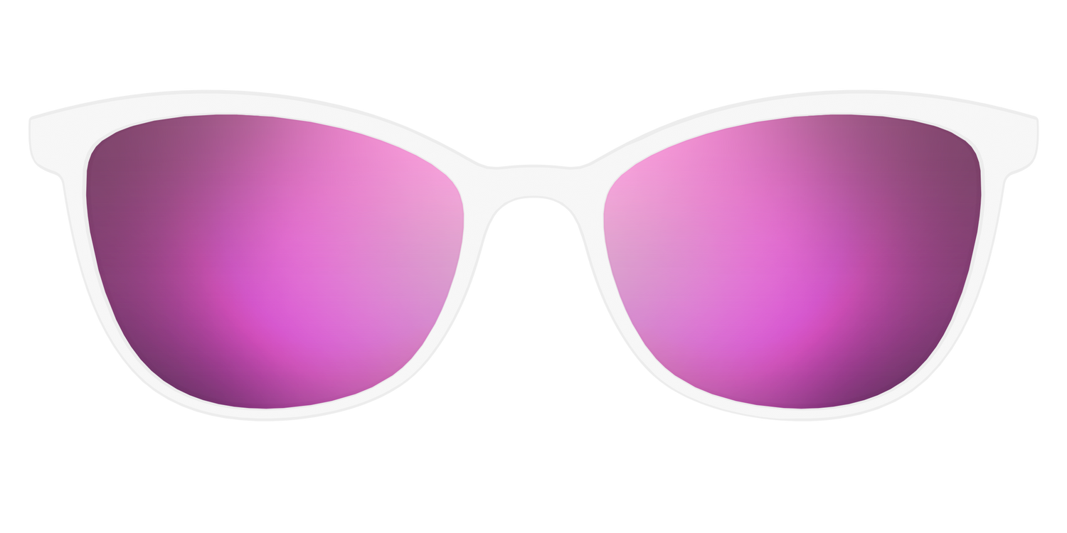 The Polarized White Sun Top - Front Top Image - Pair Eyewear