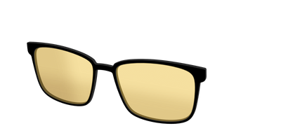 The Black With Citrine Yellow lens - Angle Top Thumbnail - Pair Eyewear