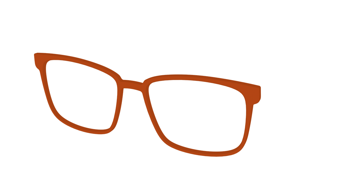 The Burnt Orange - Angle Top Image - Pair Eyewear