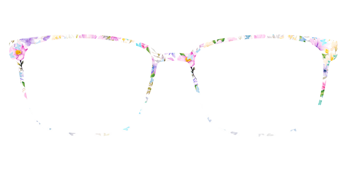 The Delicate Flower Crown with Butterfly Glitter - Front Top Image - Pair Eyewear
