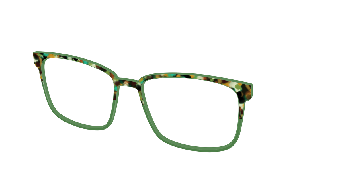 The Forest Tortoise Crystal Split - Angle Top Image - Pair Eyewear