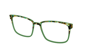 The Forest Tortoise Crystal Split - Angle Top Thumbnail - Pair Eyewear