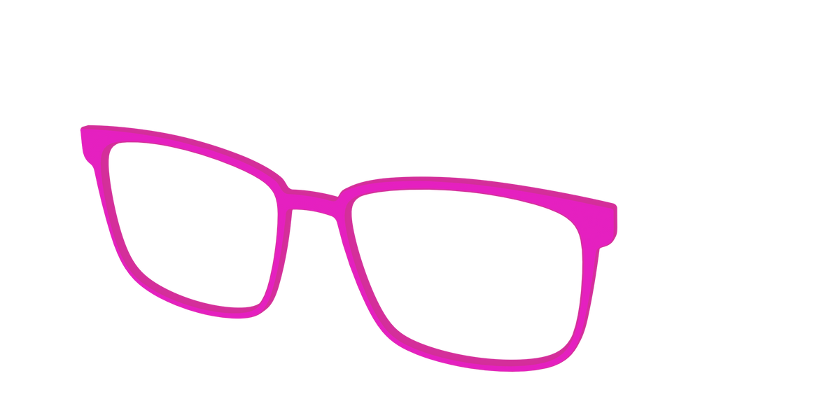 The Hot Pink - Angle Top Image - Pair Eyewear