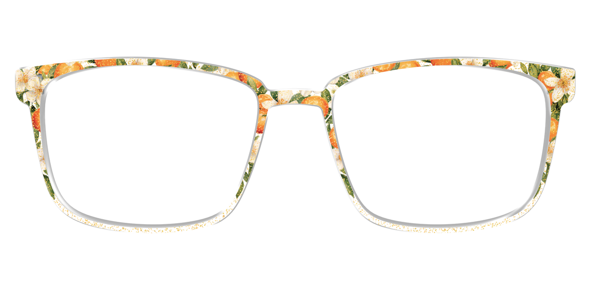 The Orange Blossom Glitter Crystal - Front Top Image - Pair Eyewear