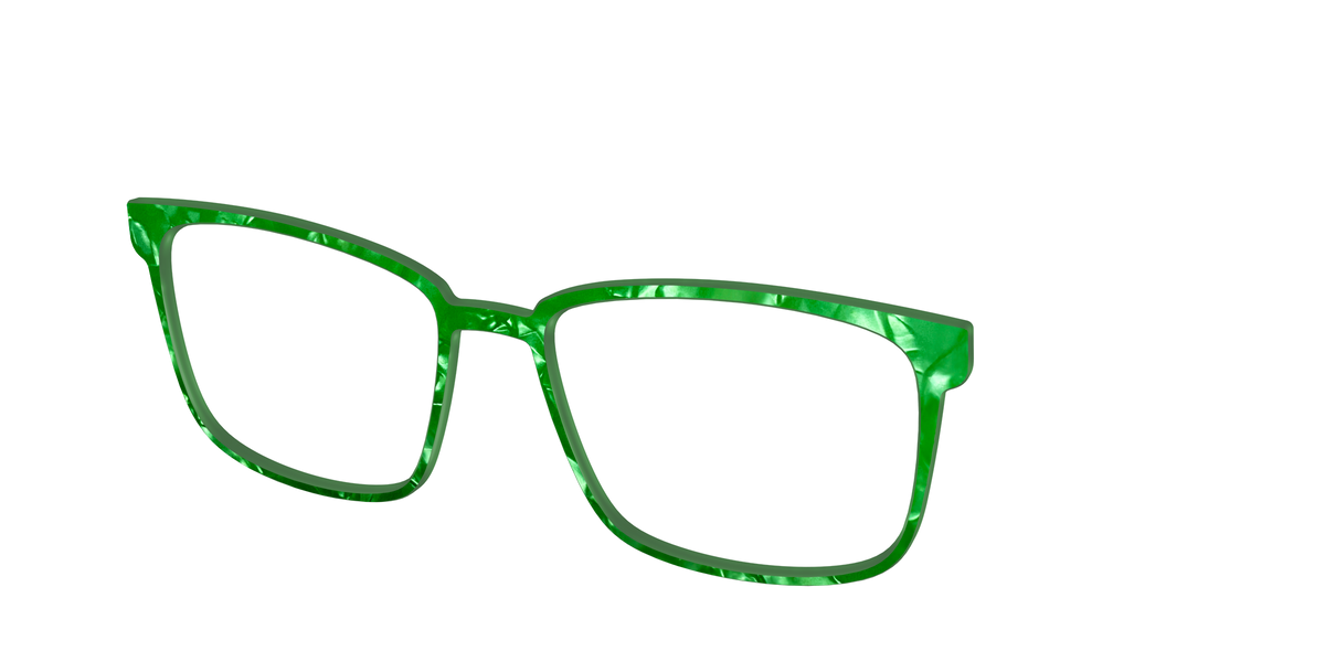 The Peridot Pearl Marble - Angle Top Image - Pair Eyewear