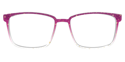 The Pink Ombre Gold Foil Crystal - Front Top Thumbnail - Pair Eyewear