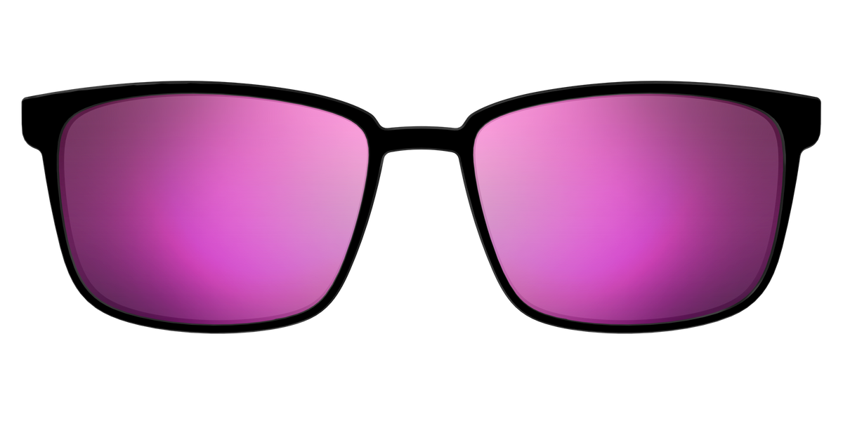 The Polarized Pink Reflective Sun Top - Front Top Image - Pair Eyewear