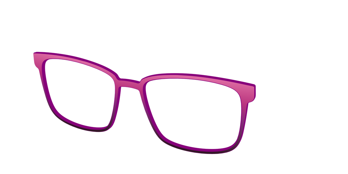 The Pink to Plum Gradient - Angle Top Image - Pair Eyewear