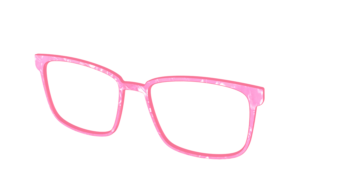 The Pink Tourmaline Pearl Marble - Angle Top Image - Pair Eyewear