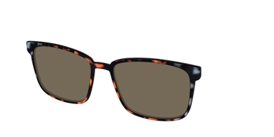 The Polarized Gray & Amber Tortoise Sun Top - Angle Top Thumbnail - Pair Eyewear