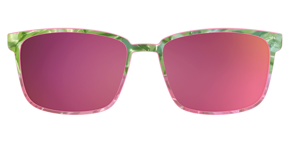 The Polarized Kiwi & Guava Pearl Sun Top - Front Top Image - Pair Eyewear