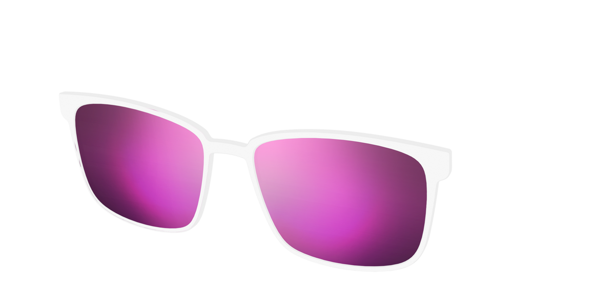 The Polarized White Sun Top - Angle Top Image - Pair Eyewear